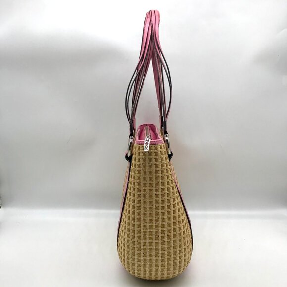 Maxx New York Pink Woven Shoulder Bag - Picture 4 of 11